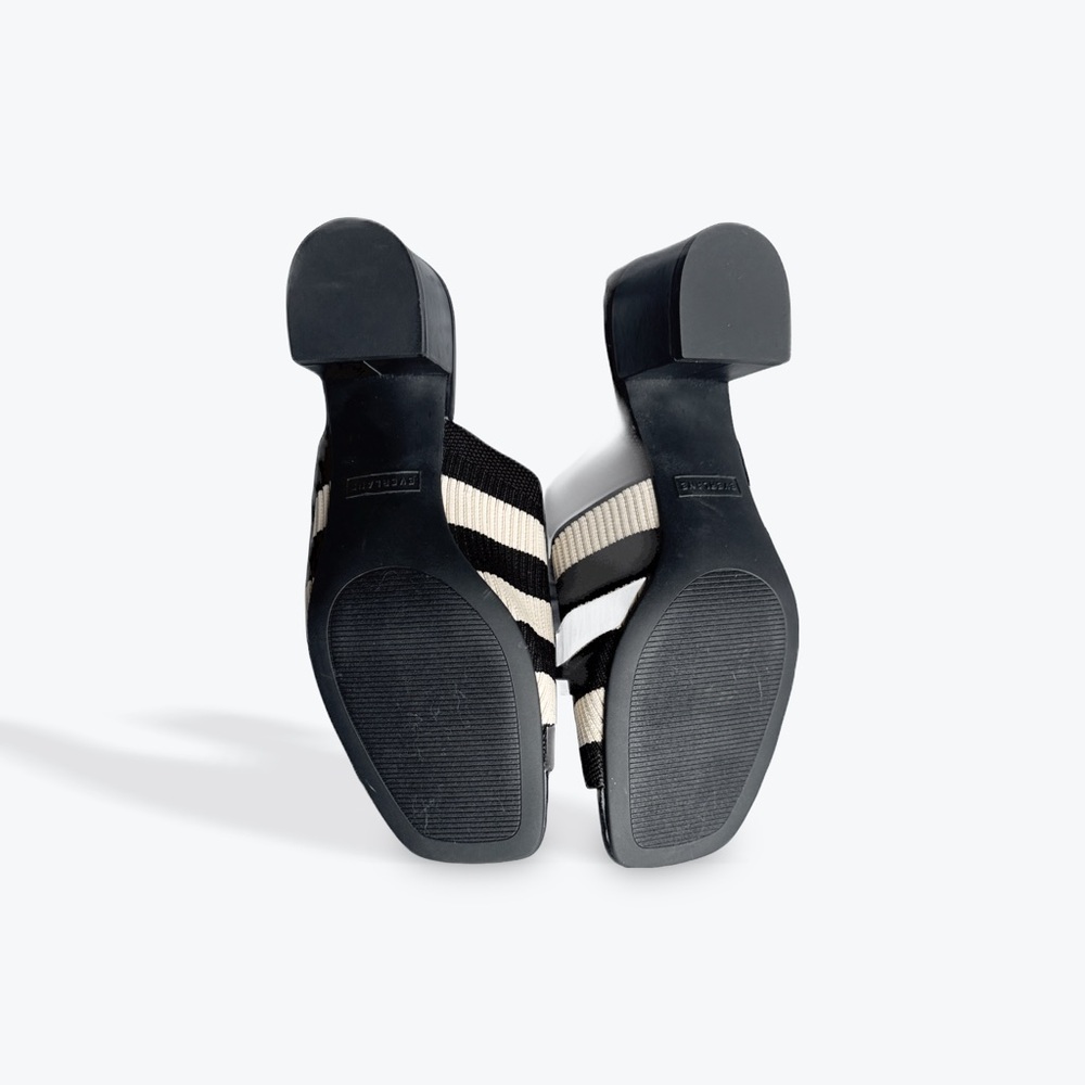 Everlane Black and White Mules Sleek and Versatile - Picture 2 of 3